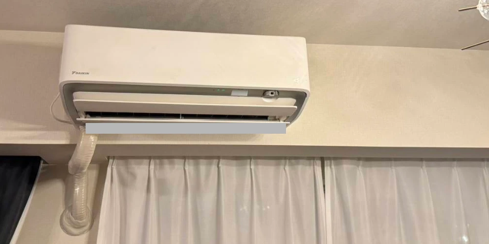 名古屋市北区で取り付けたダイキン「うるさら」S636ATRP-Wの室内機