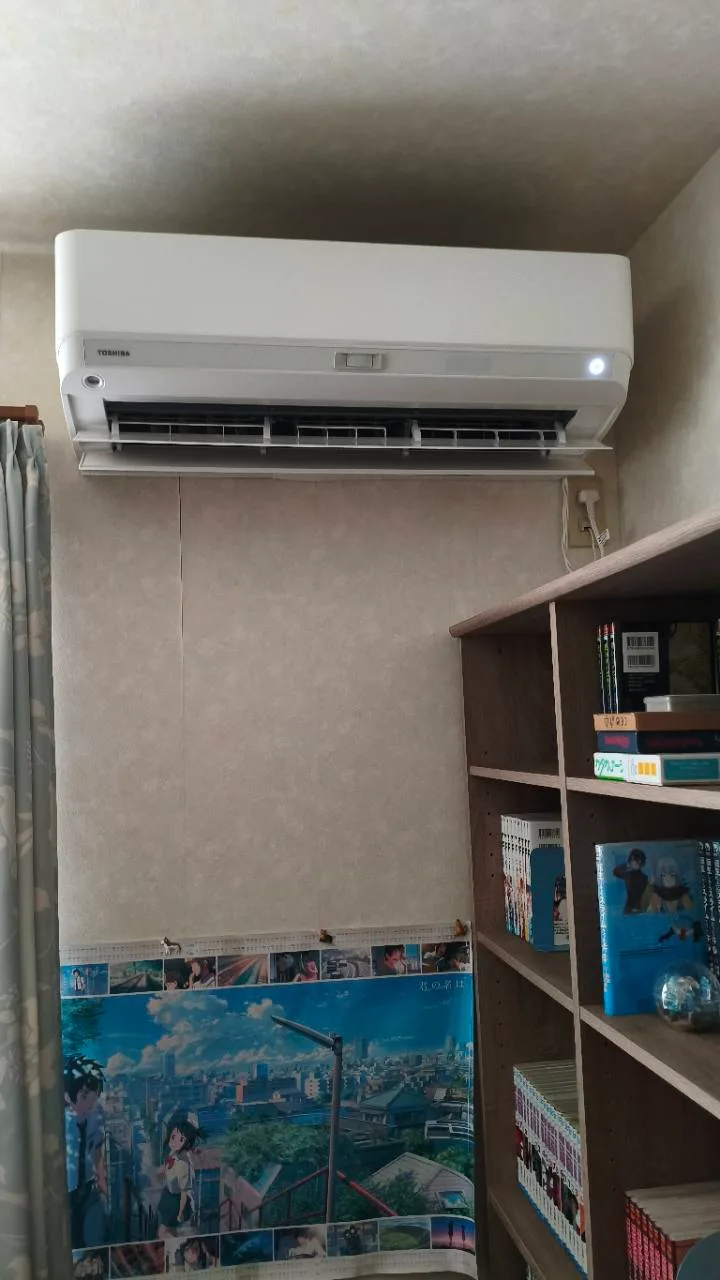 名古屋市南区で冷房が効かない症状を点検した東芝製エアコン室内機